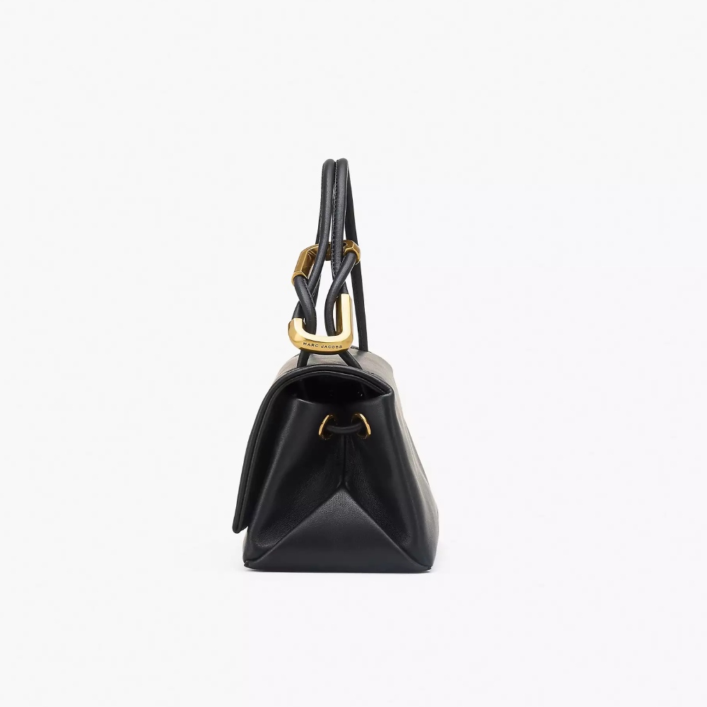 СУМКА  MARC JACOBS THE LEATHER MINI DUAL BAG  BLACK