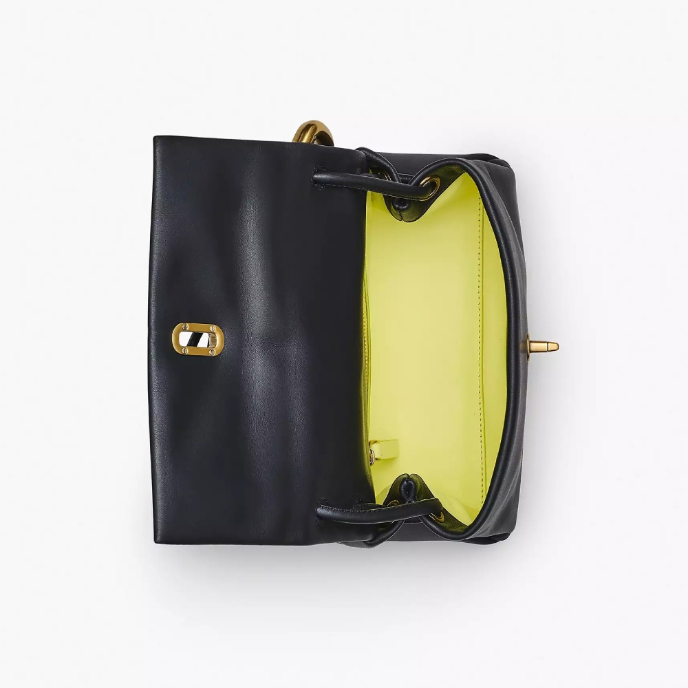 СУМКА  MARC JACOBS THE LEATHER MINI DUAL BAG  BLACK