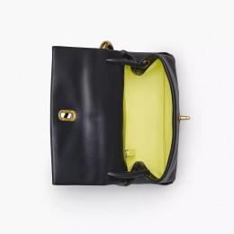 СУМКА  MARC JACOBS THE LEATHER MINI DUAL BAG  BLACK