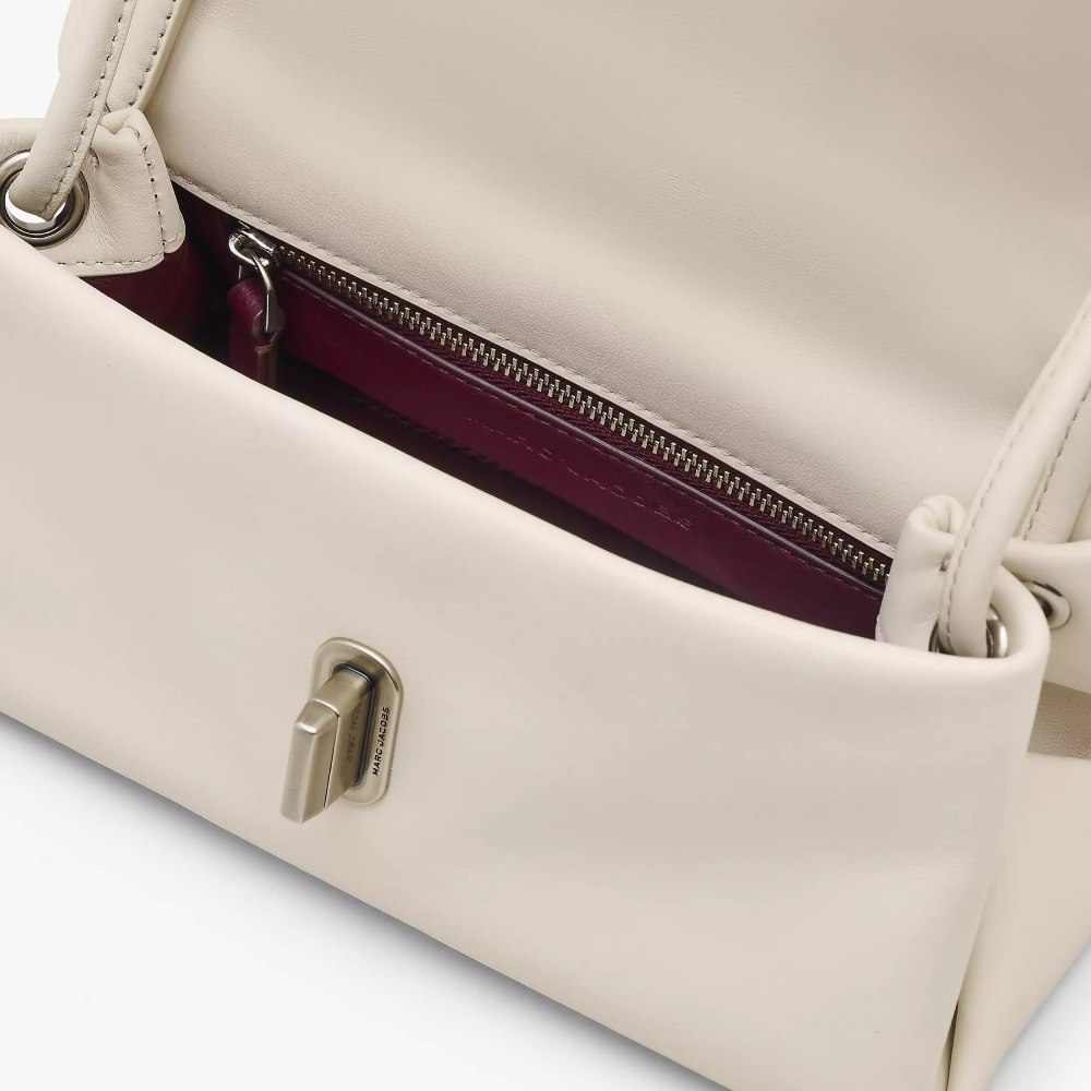 СУМКА  MARC JACOBS THE LEATHER MINI DUAL BAG  CLOUD WHITE