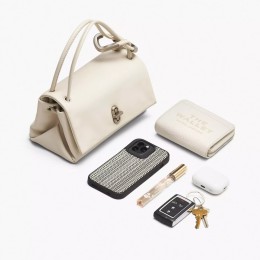 СУМКА  MARC JACOBS THE LEATHER MINI DUAL BAG  CLOUD WHITE