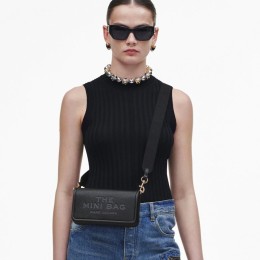 СУМКА  MARC JACOBS THE LEATHER MINI BAG BLACK