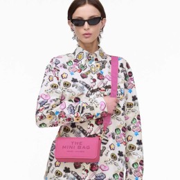 СУМКА  MARC JACOBS THE LEATHER MINI BAG  BOW PINK