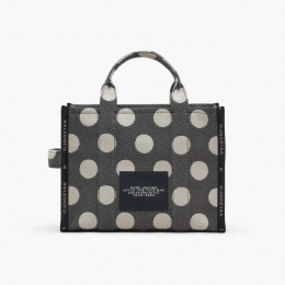 СУМКА MARC JACOBS THE JACQUARD SMALL TOTE BAG BLACK/IVORY