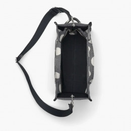 СУМКА MARC JACOBS THE JACQUARD SMALL TOTE BAG BLACK/IVORY