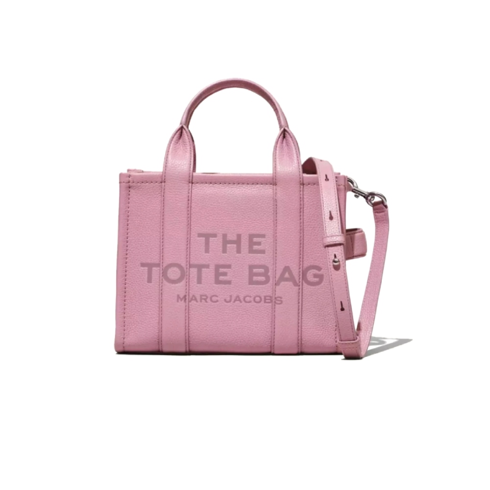 СУМКА MARC JACOBS THE LEATHER SMALL TOTE BAG LILAS