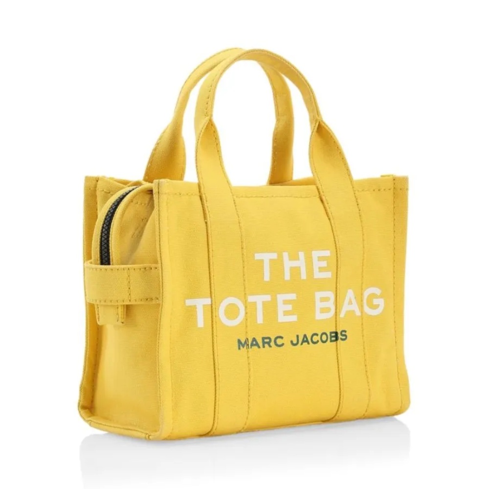 СУМКА MARC JACOBS X PEANUTS CANVAS THE SNOOPY SMALL TOTE BAG YELLOW