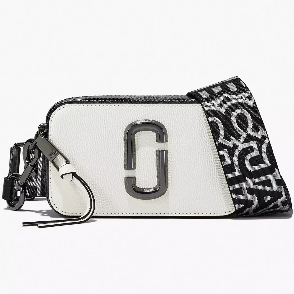 СУМКА MARC JACOBS THE BI-COLOR SNAPSHOT BLACK/WHITE