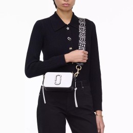 СУМКА MARC JACOBS THE BI-COLOR SNAPSHOT BLACK/WHITE