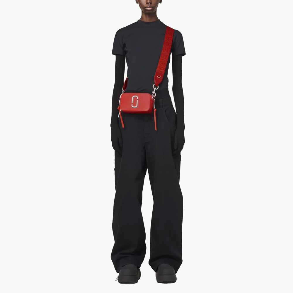 СУМКА MARC JACOBS THE BI-COLOR SNAPSHOT ELECTRIC ORANGE MULTI