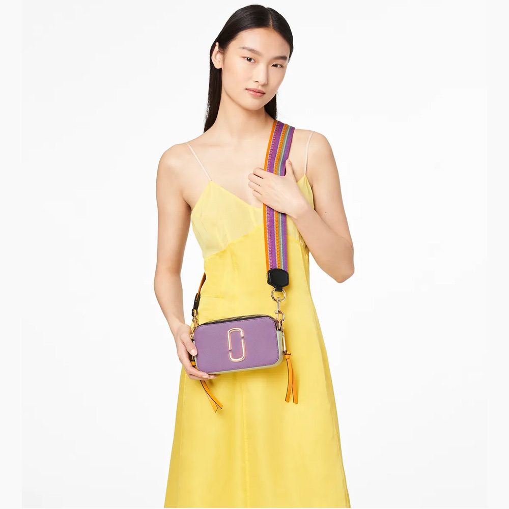 СУМКА MARC JACOBS THE SNAPSHOT COLORBLOCK REGAL ORCHID MULTI