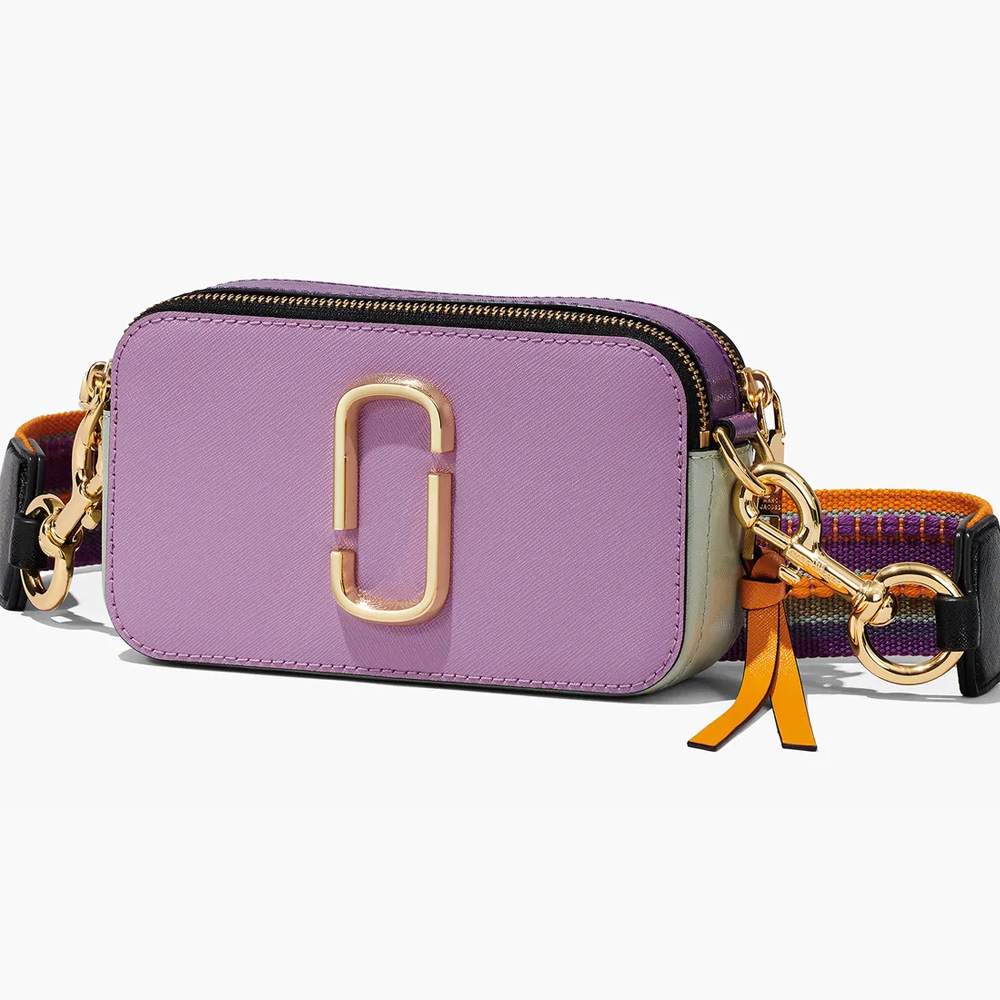 СУМКА MARC JACOBS THE SNAPSHOT COLORBLOCK REGAL ORCHID MULTI