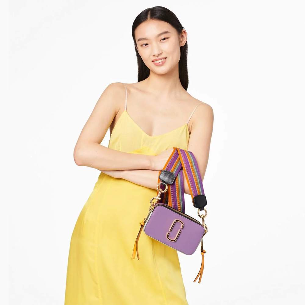 СУМКА MARC JACOBS THE SNAPSHOT COLORBLOCK REGAL ORCHID MULTI