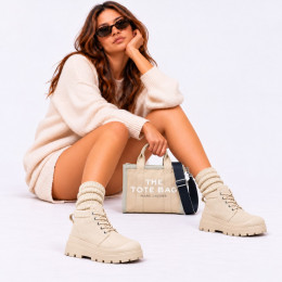 СУМКА MARC JACOBS THE COLORBLOCK SMALL TOTE BAG BEIGE MULTI