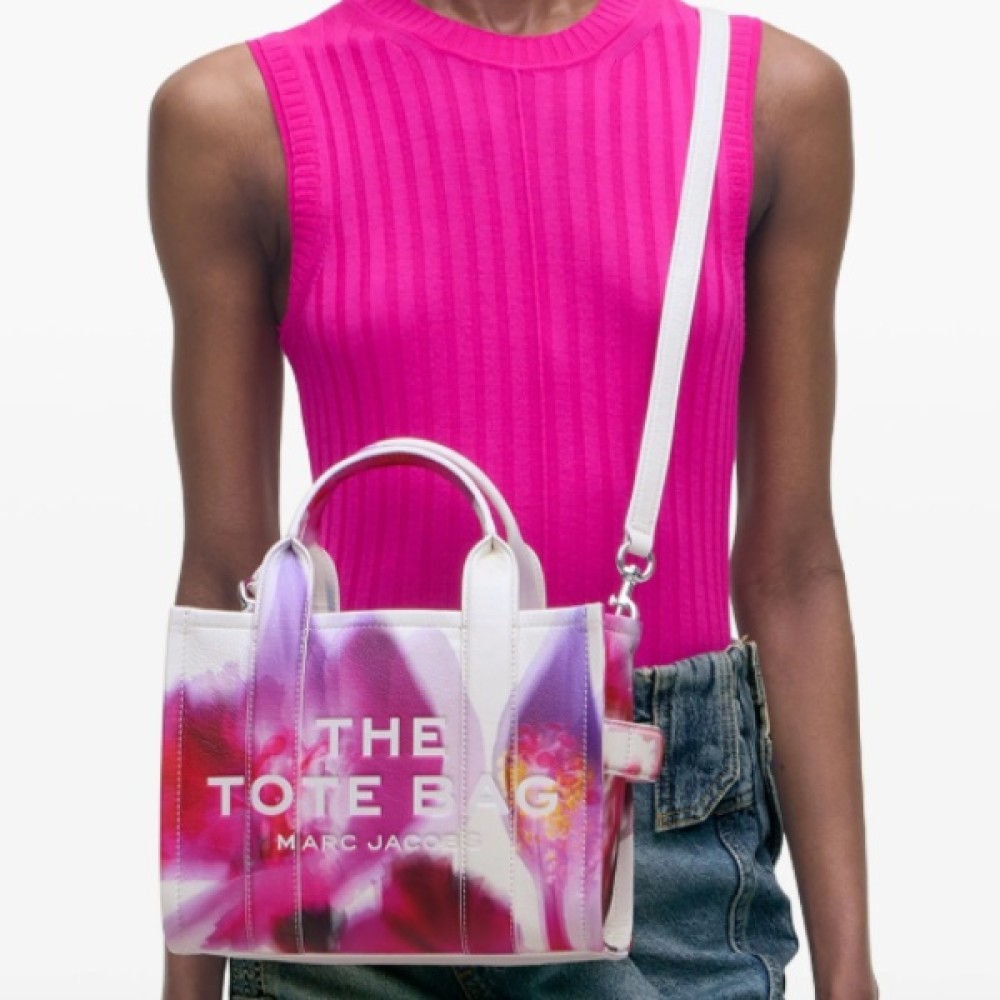 СУМКА MARC JACOBS THE LEATHER FUTURE FLORAL SMALL TOTE BAG