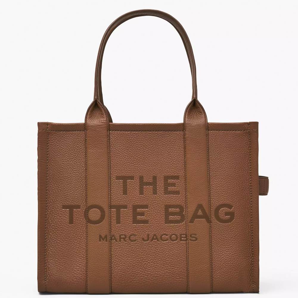 СУМКА MARC JACOBS THE LEATHER LARGE TOTE BAG  ARGAN OIL