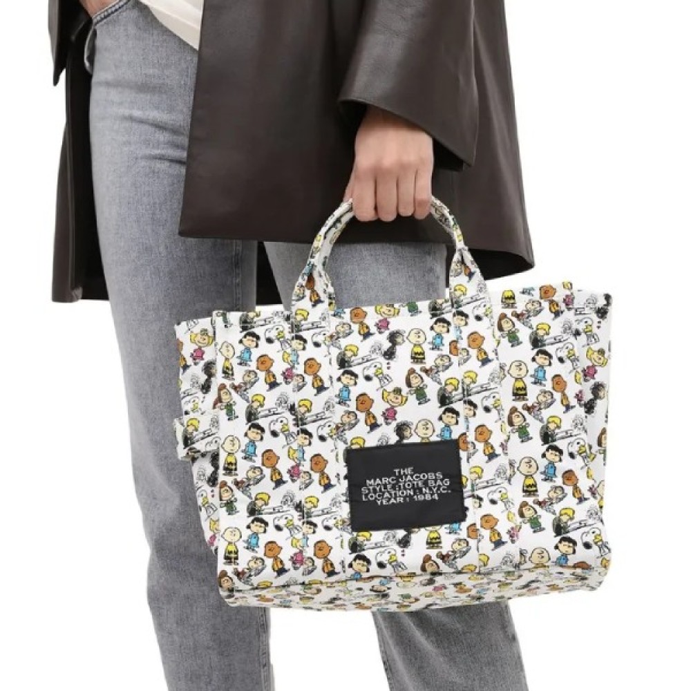 СУМКА MARC JACOBS  MULTICOLOR PEANUTS EDITION MEDIUM TOTE BAG TRAVELER